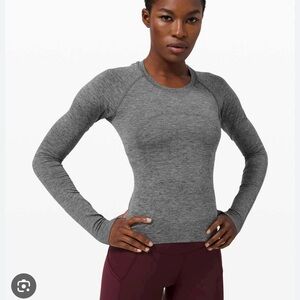 lululemon grey swiftly tech long sleeve